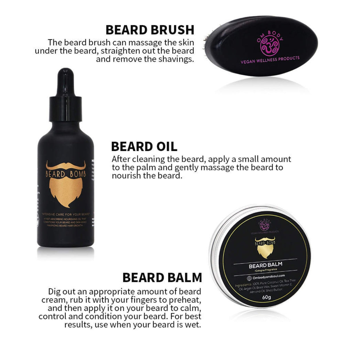 BEARD BOMB KIT - OmBodyandSoul