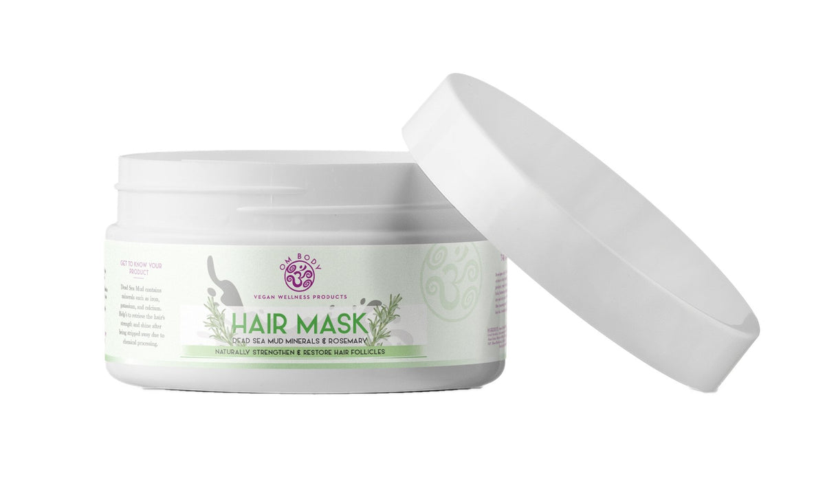 Dead Sea Mud Minerals & Rosemary Hair Mask - OmBodyandSoul